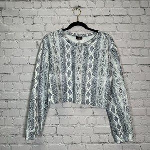 Asoph Snakeskin Top Size 1x